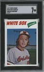 1977 Topps #338 Dave Duncan 9 card progressive proof.